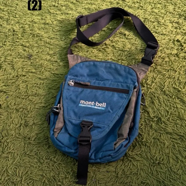[BUNJANG] Montbell Cross Bag Blue / 몽벨 크로스백 블루