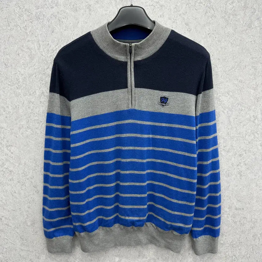 [BUNJANG] 100 Phantom Golf Men's Windproof Wool Half-Zip Knit / 100 팬텀 골프 남자 방풍 울 반집업 니트