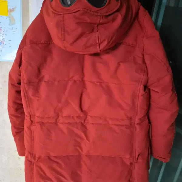 [BUNJANG] CP Company Goggle Down Puffer Jacket Orange Size 100 / CP컴퍼니 고글 다운패딩 오렌지 100