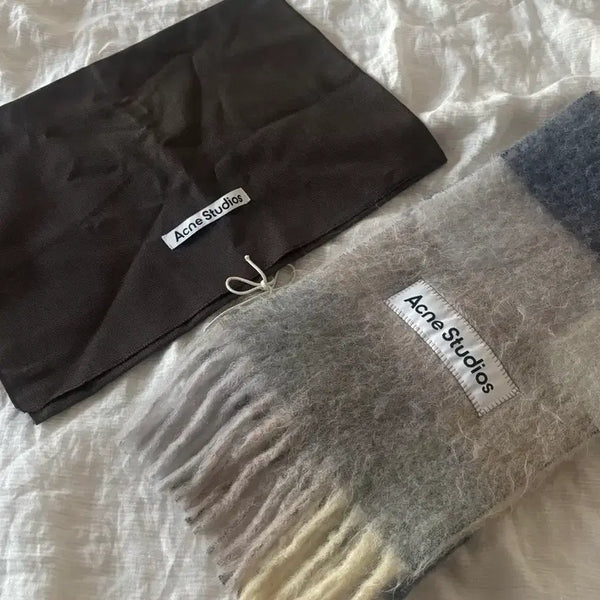 [BUNJANG] Acne Studios Scarf Vanilla Beige / 아크네스튜디오 머플러 바닐라베이지