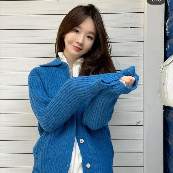 [BUNJANG] Marithe Francois Girbaud Mohair Knit Cardigan / 마리떼프랑소와저버 모헤어 니트 가디건
