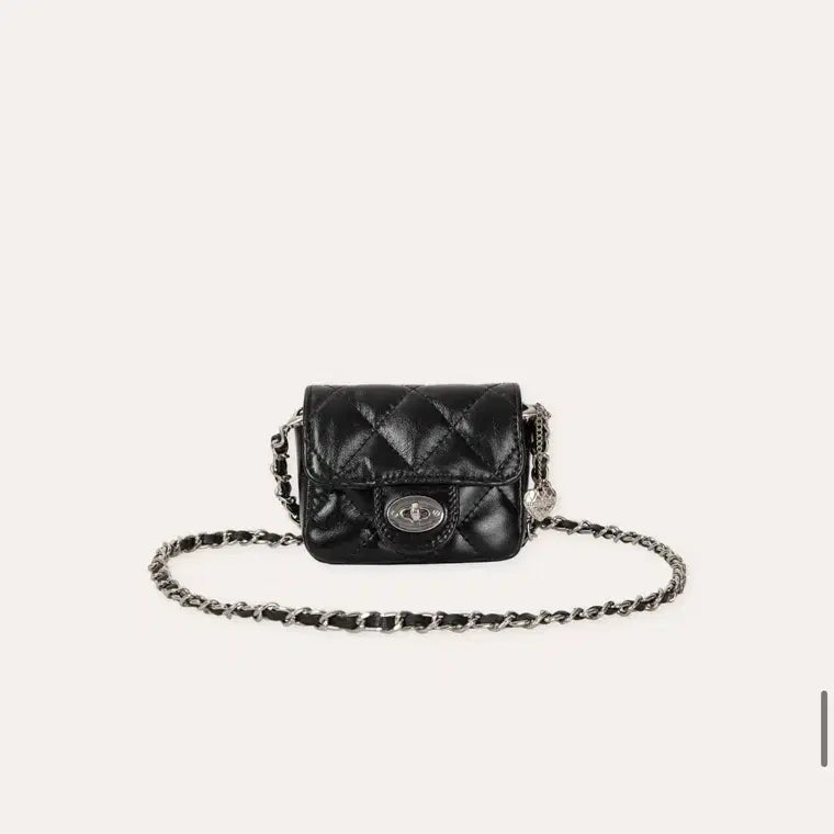 [BUNJANG] Merion Melnua Quilting Bag Black / [미사용 새상품]메리온 멜누아 퀼팅 백 블랙