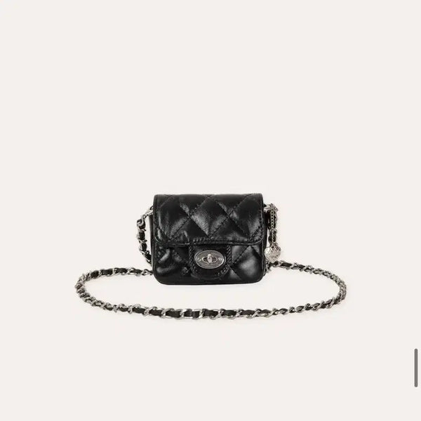 [BUNJANG] Merion Melnua Quilting Bag Black / [미사용 새상품]메리온 멜누아 퀼팅 백 블랙