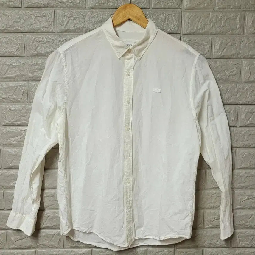 [BUNJANG] Lacoste Linen Shirt / [100] 라코스테 린넨 셔츠