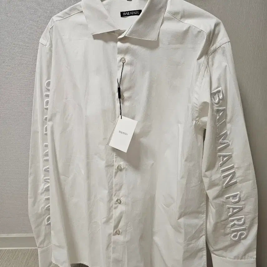 [BUNJANG] Balmain Paris Logo White Shirt / 발망셔츠