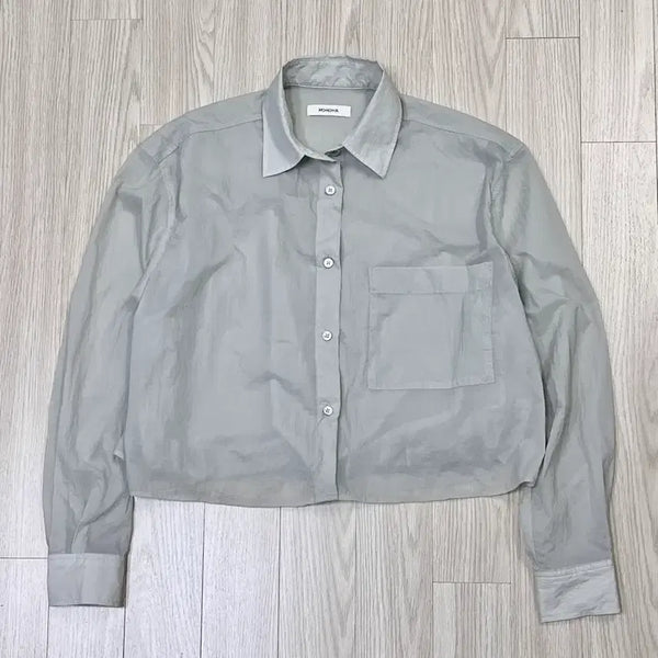[BUNJANG] Monoha Crop Shirt / 모노하 크롭 셔츠