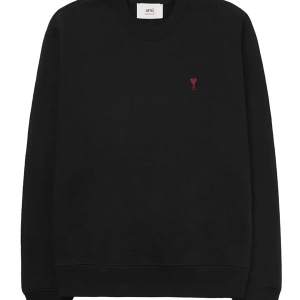 [BUNJANG] Ami Black Sweatshirt (Size S) / [실착 1회] 아미 Ami 블랙 맨투맨