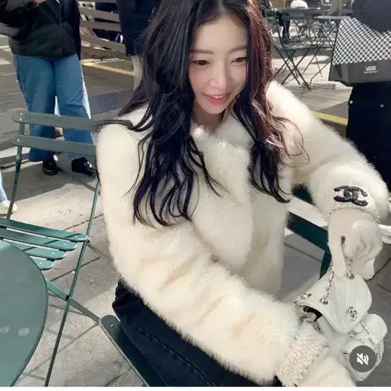 [BUNJANG] SIYE Barbi Fur Jacket Ivory / 시예 바비퍼 아이보리