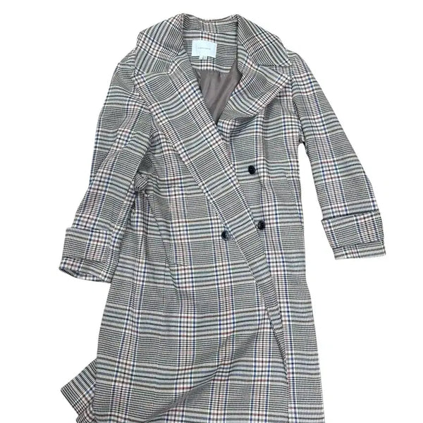 [BUNJANG] River Classy Check Pattern Coat Size 105 / 리버클래시 코트 105