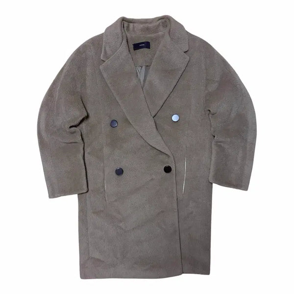 [BUNJANG] System Women's Llama Wool Coat / 한섬 시스템 여성 라마 울 코트