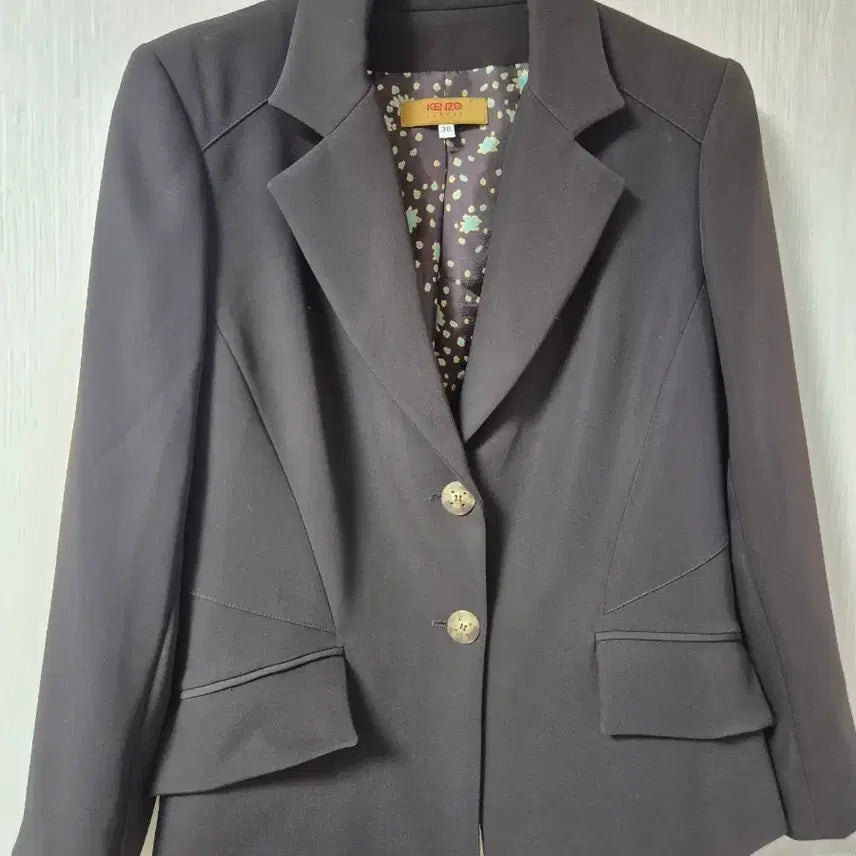 [BUNJANG] Kenzo Women's Brown Blazer Jacket Size 38 / (정품) 겐조 여성자켓 브라운 자켓 블레이져 38