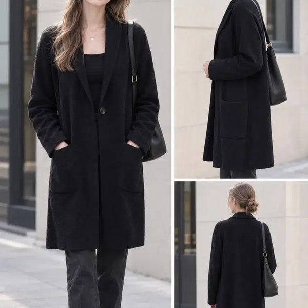 [BUNJANG] Theory Black Wool Cardigan / 띠어리Theory 의 블랙 울 가디건