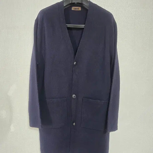[BUNJANG] Lanzi Dark Navy Long Cardigan / Lanzi 다크네이비 롱 가디건