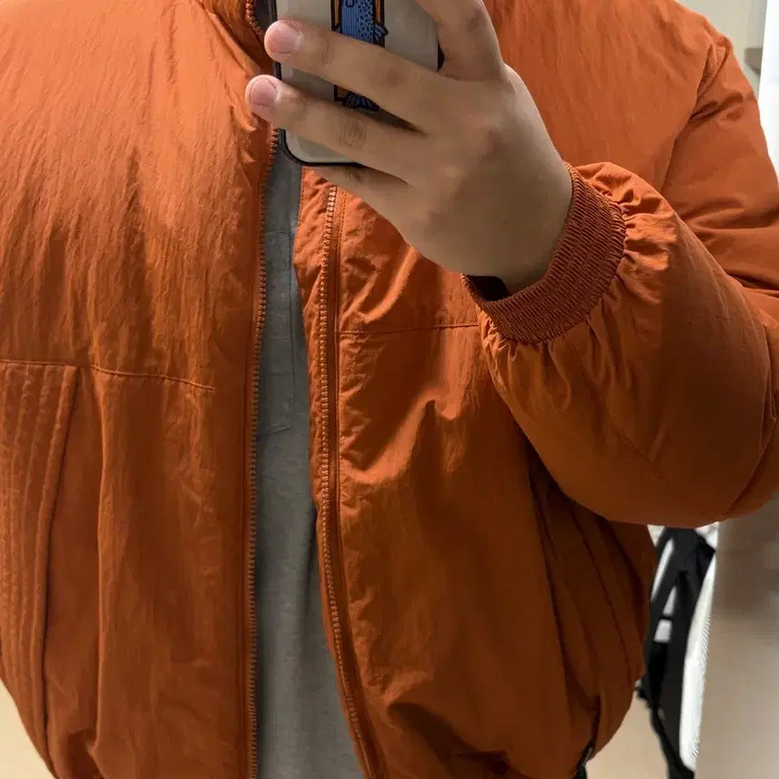 [BUNJANG] FLUKE Padded Jacket XL Orange / FLUKE 패딩 XL