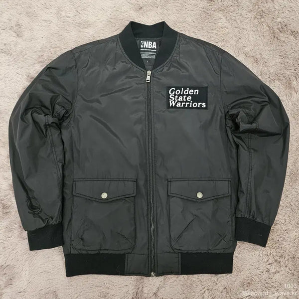 [BUNJANG] Golden State Warriors Bomber Jacket / B16. NBA 골든스테이트 워리어스 항공점퍼