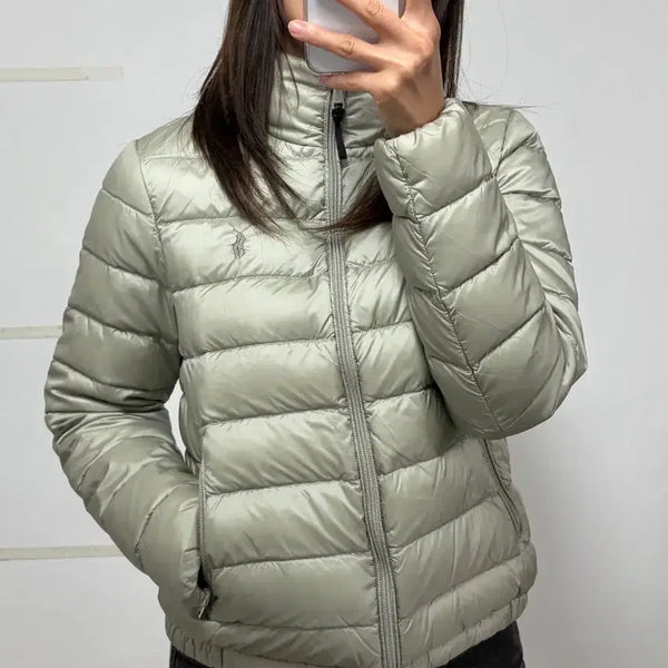 [BUNJANG] Polo Ralph Lauren Pony Logo Women's Packable Lightweight Down Jacket / 폴로 랄프로렌 포니로고 여성용 패커블 덕다운 경량 패딩 자켓