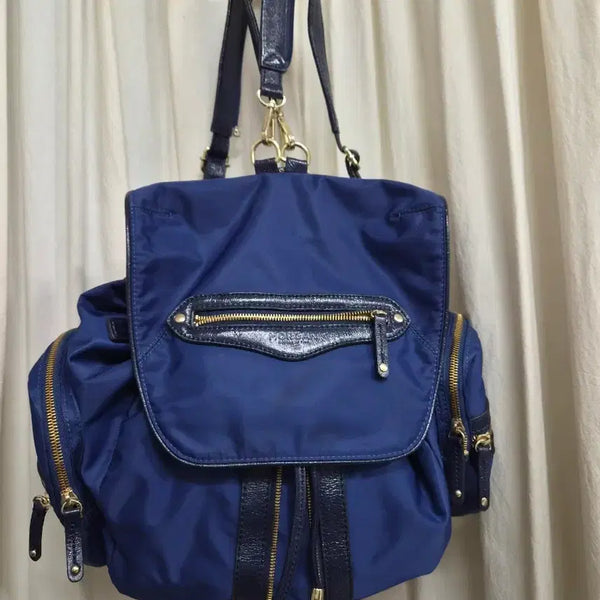 [BUNJANG] MORGAN Navy Backpack / MORGAN 백팩 네이비