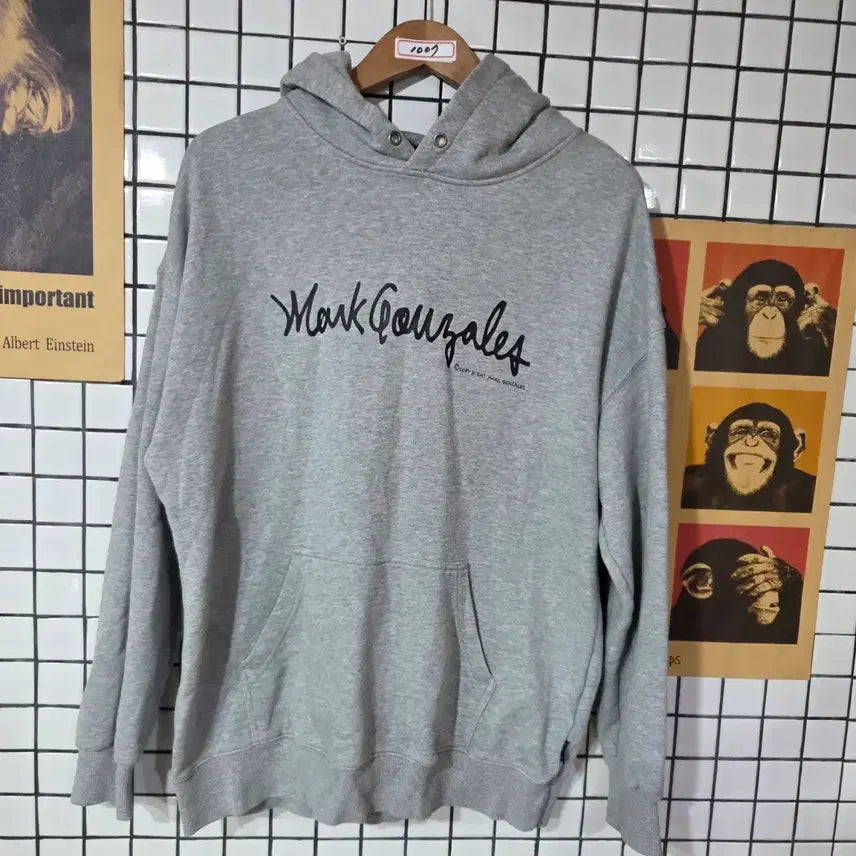 [BUNJANG] Mark Gonzales Grey Hoodie / 마크곤잘레스 후드티 그레이1007