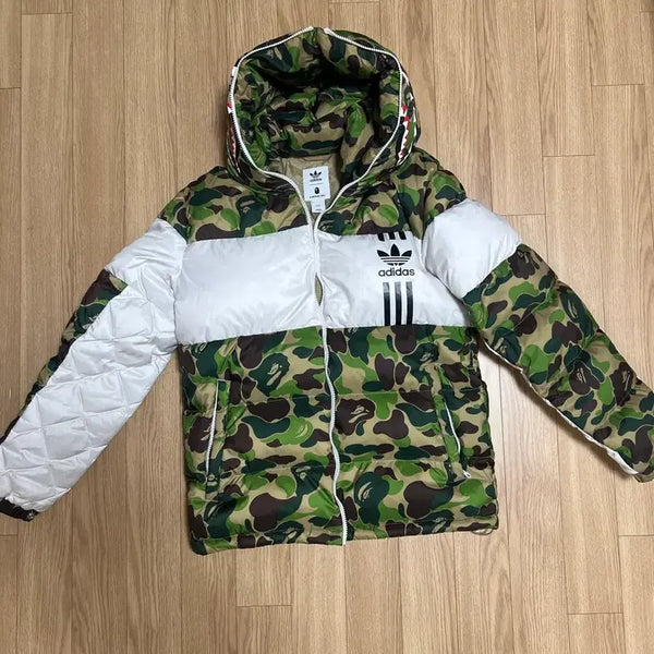 [BUNJANG] Adidas x Bape Limited Edition Padded Jacket (Size M) / 아디다스X베이프 한정판 패딩 판매합니다.