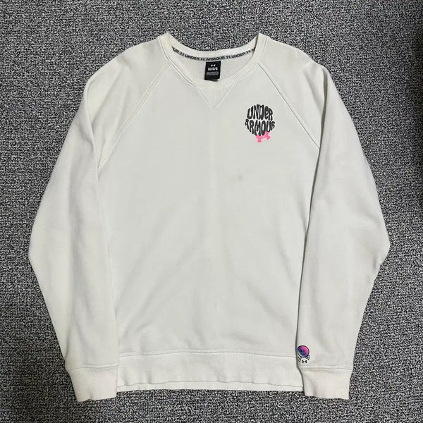 [BUNJANG] Under Armour Sweatshirt White / (L) 언더아머 맨투맨 화이트