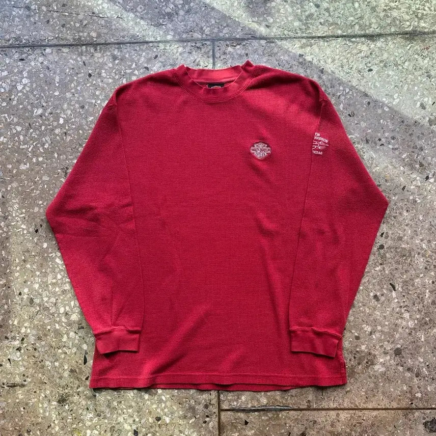 [BUNJANG] 00s Harley Davidson Thermal Shirt / [할리데이비슨] 00s Harley Davidson Thermal Shirt