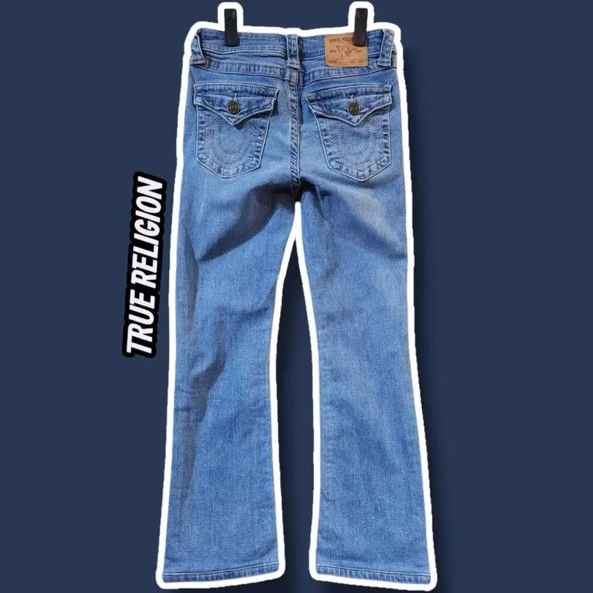 [BUNJANG] True Religion Spandex Bootcut Denim Pants Light Wash / 25/ 트루릴리전 스판 부츠컷 데님 팬츠 연청 /1007