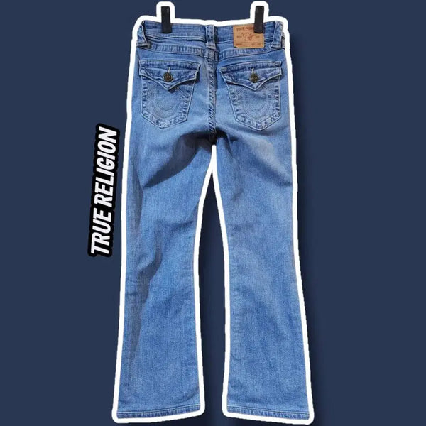 [BUNJANG] True Religion Spandex Bootcut Denim Pants Light Wash / 25/ 트루릴리전 스판 부츠컷 데님 팬츠 연청 /1007