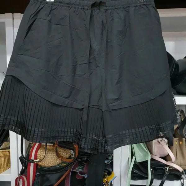 [BUNJANG] O'2nd Banding Pleats Shorts / 오즈세컨 밴딩 플리츠 반바지 둘레64