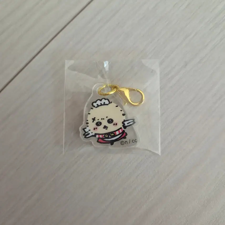 [BUNJANG] Chiikawa Racco Acrylic Charm / 치이카와 레스토랑 랏코 아크릴챰