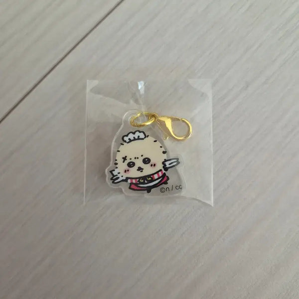 [BUNJANG] Chiikawa Racco Acrylic Charm / 치이카와 레스토랑 랏코 아크릴챰