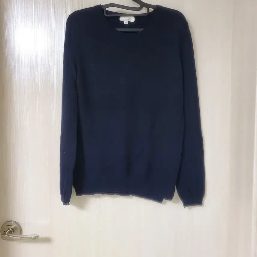 [BUNJANG] Solid Homme Navy Sweater / 솔리드옴므 네이비 스웨터