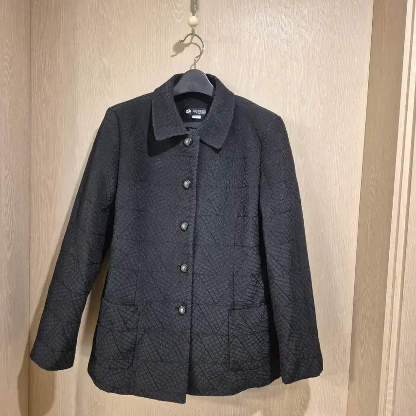 [BUNJANG] Ribedo Black Pattern Jacket Size 66 / 리베도. 여성 블랙 패턴 자켓사이즈66