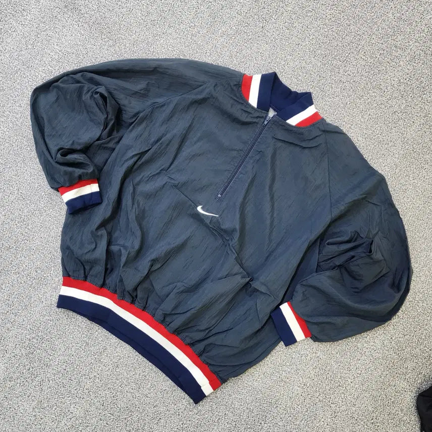 [BUNJANG] Nike XL Half-Zip Warm-Up Windbreaker Jacket / XL 나이키 하프집업 웜업 바람막이 자켓 1001Y