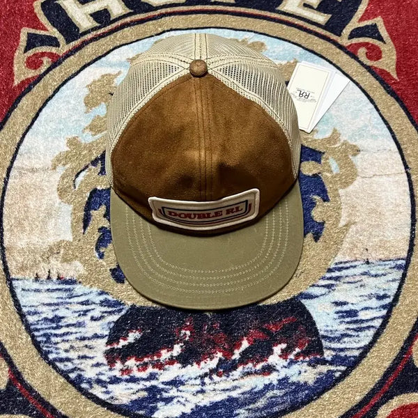 [BUNJANG] RRL Suede Trucker Cap OS / 더블알엘(RRL) 스웨이드 트러커 캡