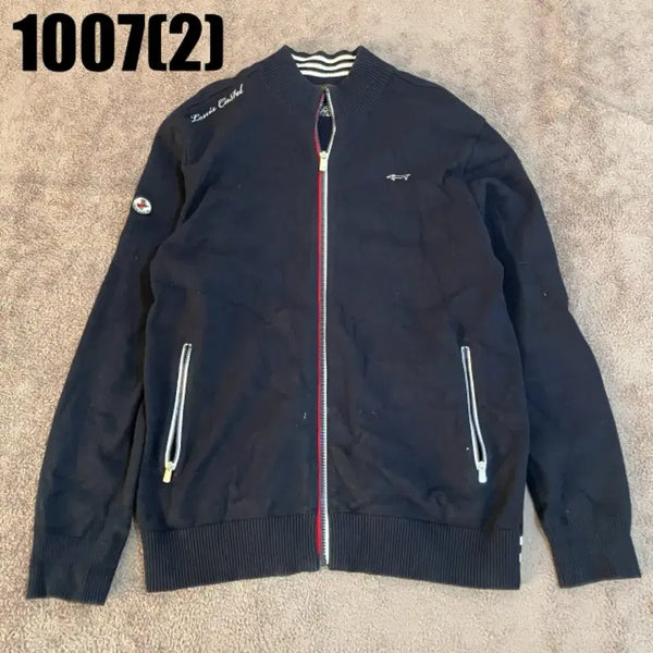[BUNJANG] Louis Castel Zip-Up Jacket Navy / 루이까스텔 집업 자켓 네이비