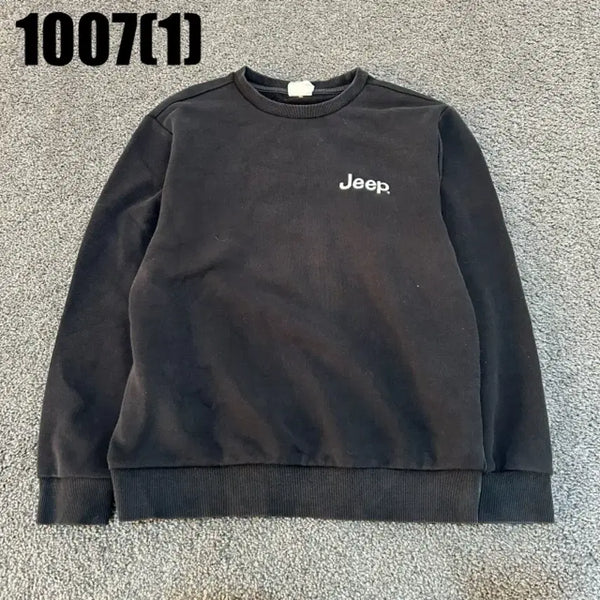 [BUNJANG] Jeep Black Sweatshirt / Jeep 맨투맨 블랙