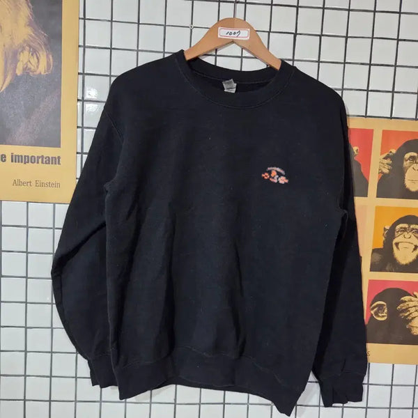 [BUNJANG] Gildan Black Sweatshirt / 길단 맨투맨 블랙1007