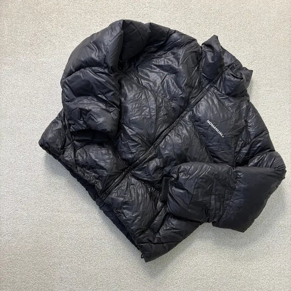 [BUNJANG] L Manual Glossy Down Padded Jacket / L 노매뉴얼 덕다운 패딩 글로시 1007K1