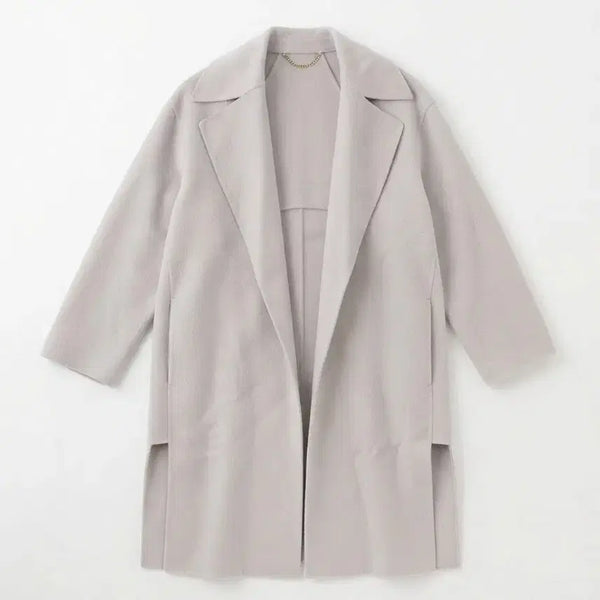 [BUNJANG] System Handmade Open-Type Half Coat / 시스템 핸드메이드 오픈형 하프 코트