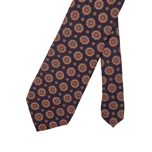 [BUNJANG] Aquascutum Silk Geometric Jacquard Pattern Tie / Aquascutum 아쿠아스큐텀 실크 넥타이 [BSF13106-700-05]