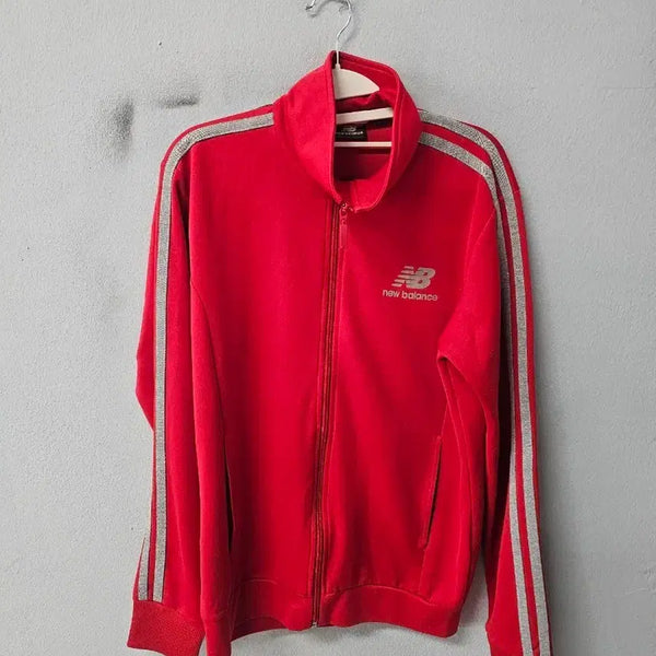[BUNJANG] New Balance Track Top Jersey Red / 뉴발란스 트랙탑 져지 레드