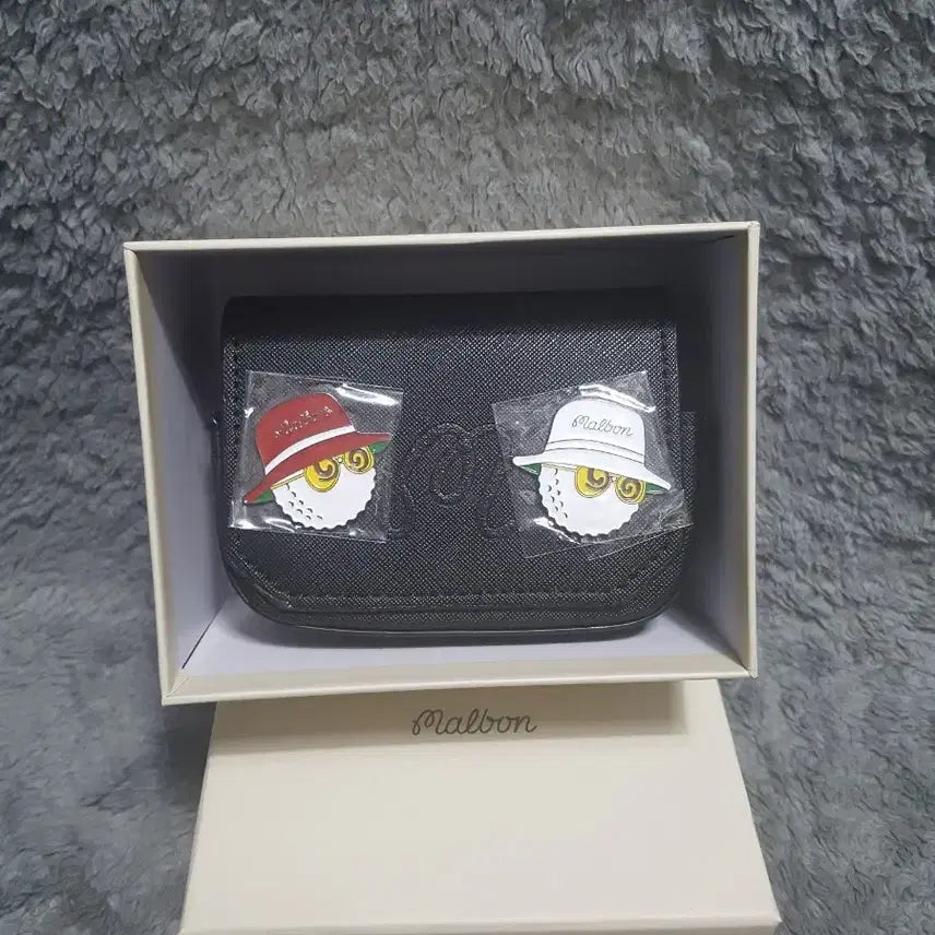 [BUNJANG] Malbon Golf Golf Ball Pouch + Ball Marker Set / 말본 골프볼 파우치 + 볼마커 세트