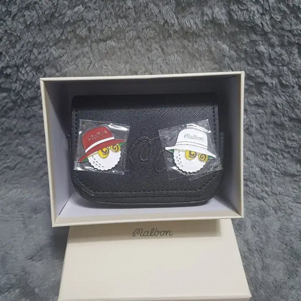 [BUNJANG] Malbon Golf Golf Ball Pouch + Ball Marker Set / 말본 골프볼 파우치 + 볼마커 세트