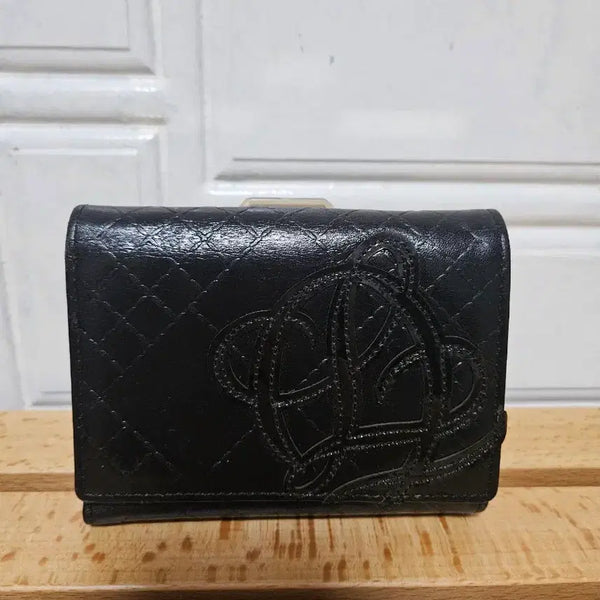 [BUNJANG] Louis Quatorze Black Bifold Wallet / 루이까또즈 블랙 반지갑 미사용 거의 새것