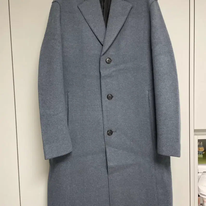 [BUNJANG] System Homme Wool Blend Double-Breasted Long Coat / 시스템옴므 코트