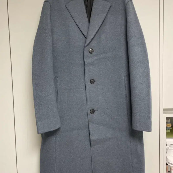 [BUNJANG] System Homme Wool Blend Double-Breasted Long Coat / 시스템옴므 코트