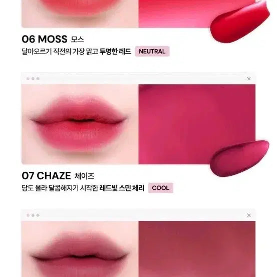 [BUNJANG] Oard Moss Chase Lopyg Blur Tint (New) / 오아드 모스 체이즈 로피그 블러 틴트 (새상품)