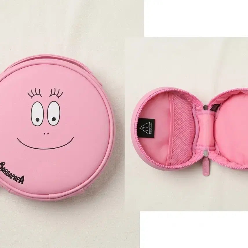 [BUNJANG] 3CE x Barbapapa Collaboration Pink Pouch / [새상품] 3CE 바바파파 콜라보 핑크 파우치