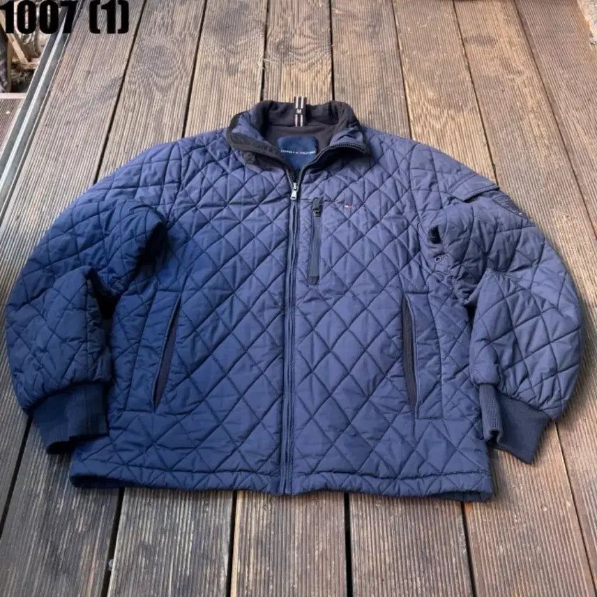 [BUNJANG] Tommy Hilfiger Quilted Zip-Up Jacket S / 타미힐피거 퀼팅 집업 자켓 S