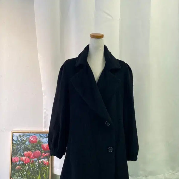 [BUNJANG] Sisley Classic Women's Long Coat / 시슬리 클래식 여성용 롱 코트 55-66